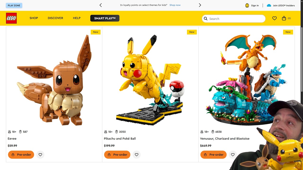 LEGO Pokemon official reveal & thoughts! Pikachu, Eevee, big