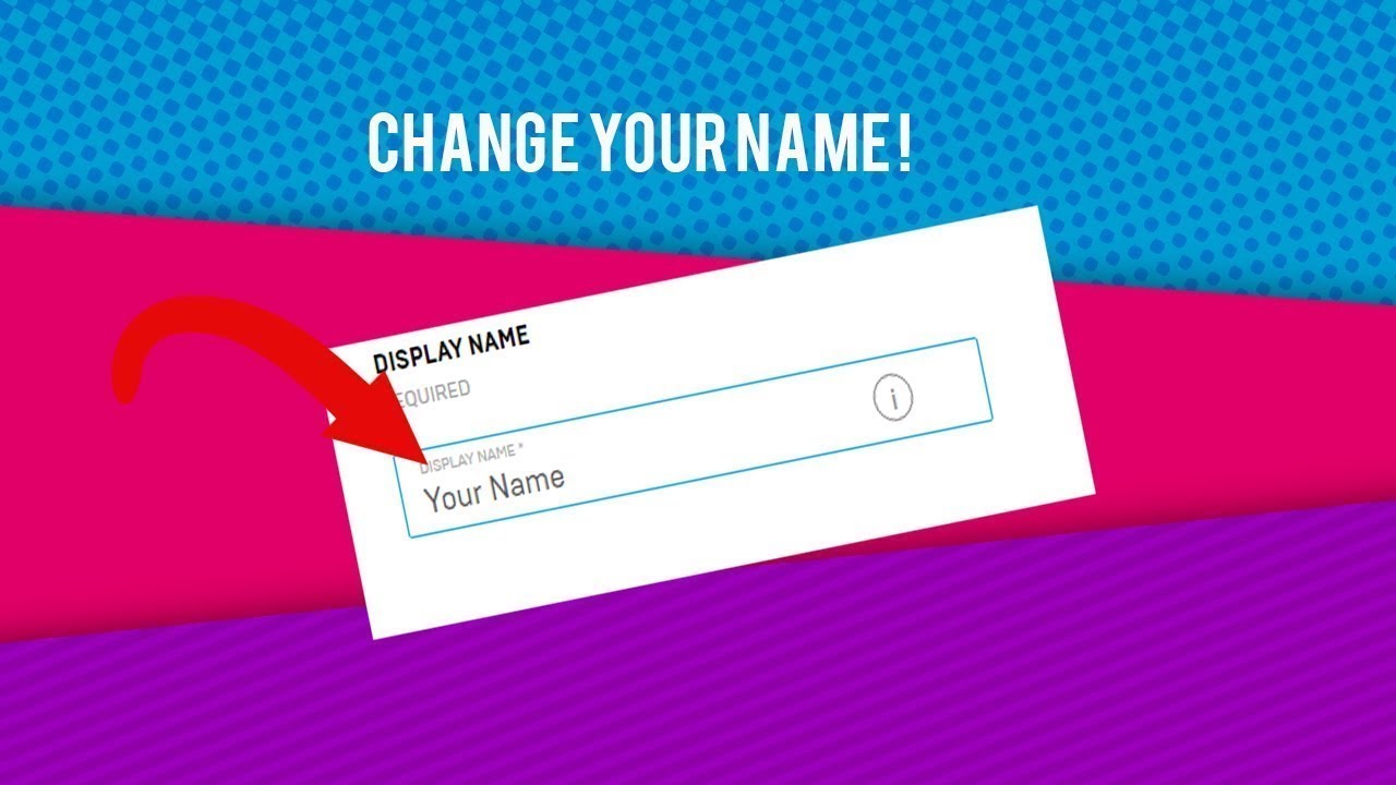 How to change your name on fortnite pc youtube