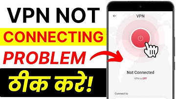 VPN Not Connecting ❌ Internet Problem & App Error Fix 2025