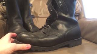 Portuguese marine boots - YouTube