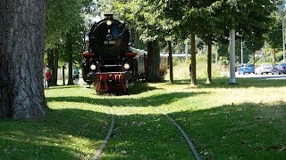 Die 01 202 unterwegs nach Luzern in das Verkehrshaus der Schweiz, 23. Juni 2018.