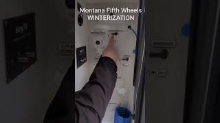 Keystone Montana Fifth Wheels Easy Winterization System - You Can Do This