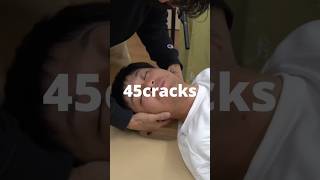 【ASMR chiro crackingボキボキ整体】迫力満点ボキ音!連続45ボキボキ!Full body adjustment from Japan #shorts #asmr #crack
