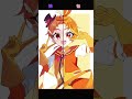 【ひろプリ】姉妹でキュアウィング塗り比べしてみた #shorts #イラストメイキング #ひろがるスカイプリキュア