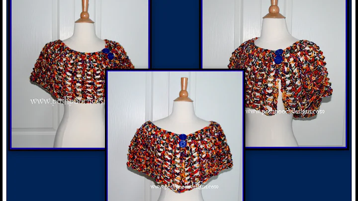 Master the Whimsical Cape Shawl with Crochet