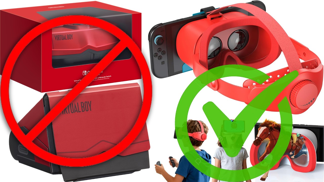 Nintendo Switch VR Headset、バーチャルボーイのゲームをNSOで遊ぶの