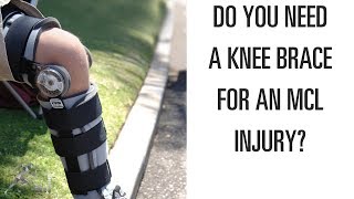 Do you need a knee brace for a torn MCL? - YouTube