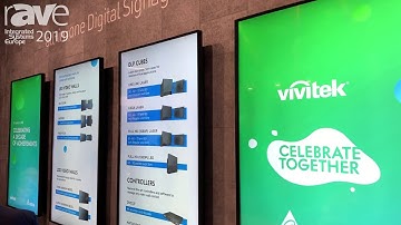 ISE 2019: Vivitek Features NovoDisplay, an Integrated Digital Signage and Collaboration Display
