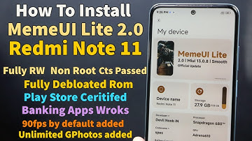 Install MemeUI Lite 2 0 Mi Dialer On Redmi Note 11 Daily Drive Use