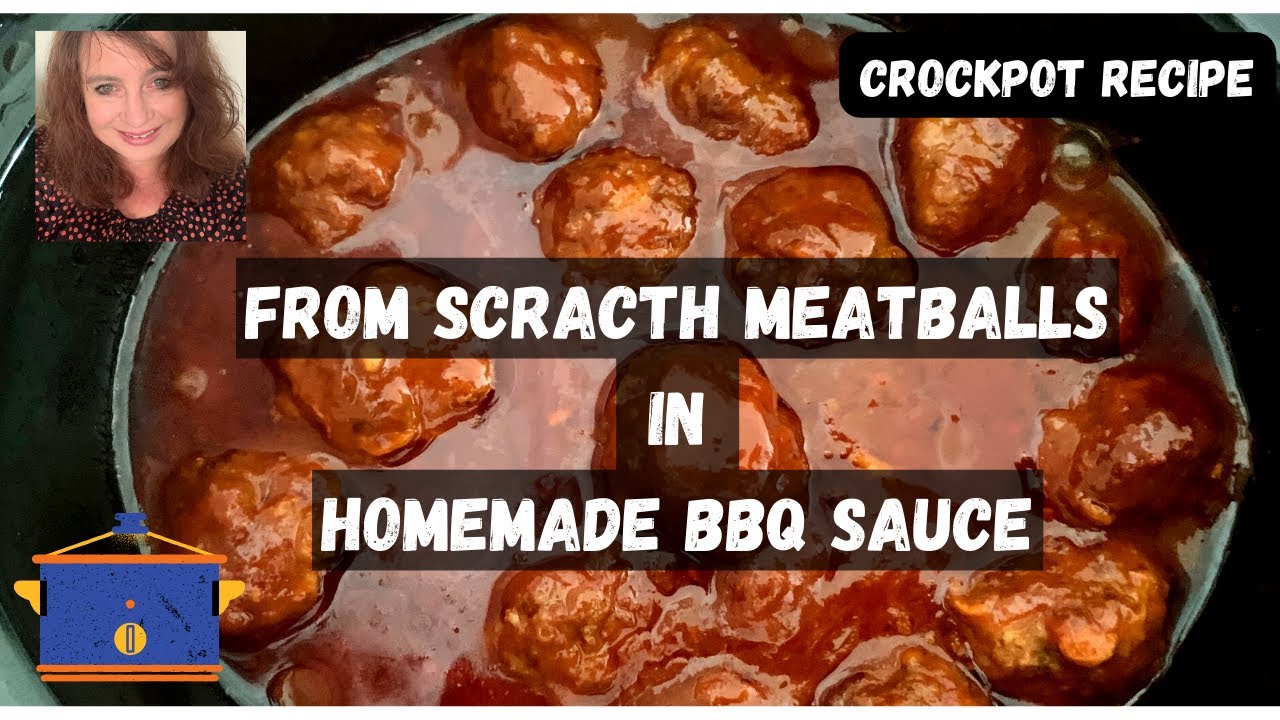 How to make Meatballs Homemade BBQ sauce recipe Slow cooker