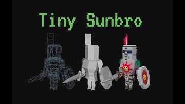 How to make low poly pixel art characters in blockbench