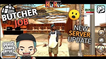 BUTCHER JOB?! NEW SERVER UPDATE! Kakaiba to! | GTA San Andreas | Reality Life Roleplay PH Server