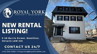 2 BED 1.5 BATH - HOUSE FOR RENT - 28 BURRIS STREET,, HAMILTON, ONTARIO