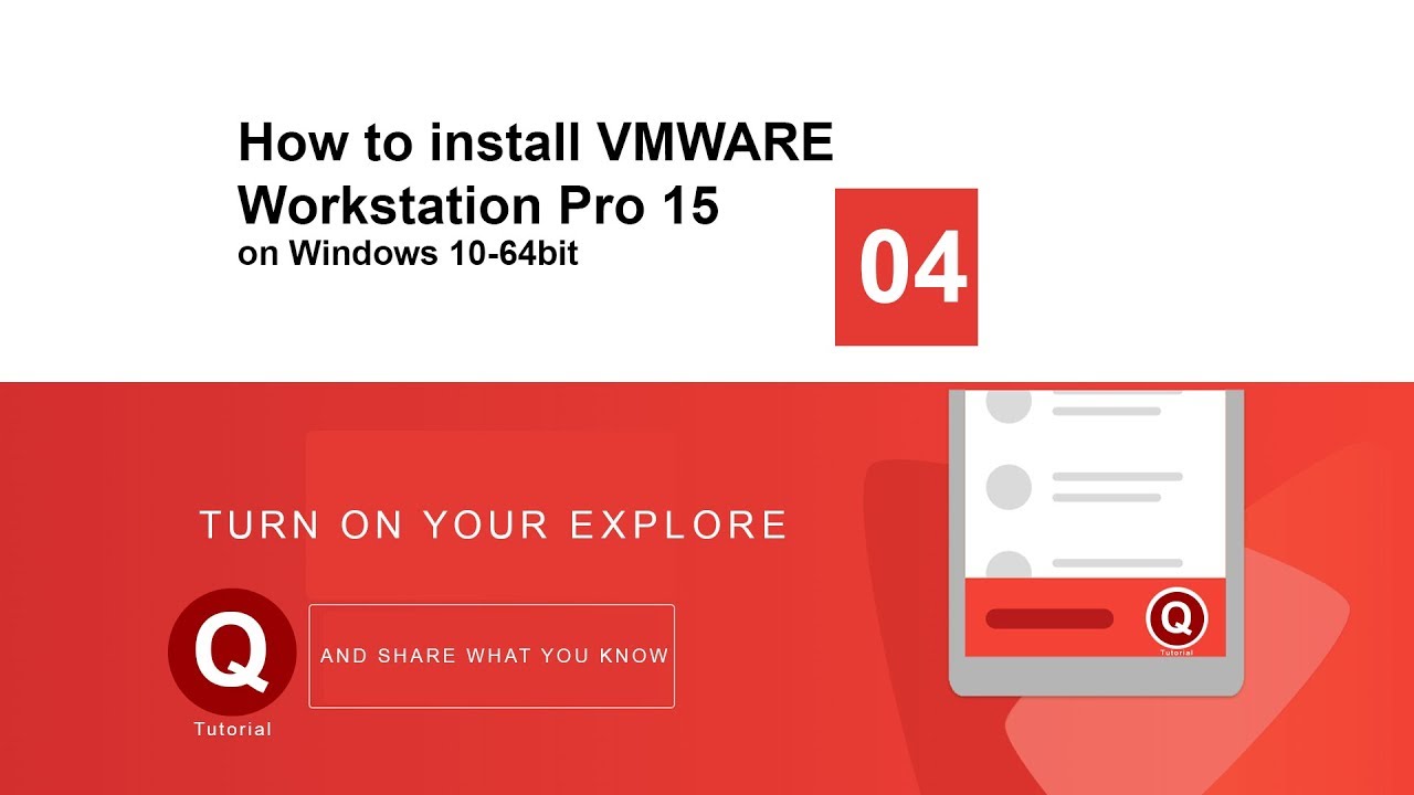 04-How to install VMWARE Workstation Pro 15 on Windows 10-64bit - YouTube