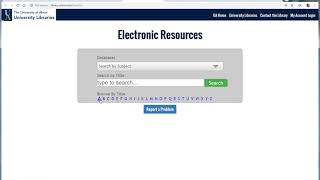 Getting Started with Library Research