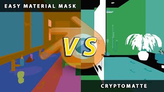 Easy Material Mask vs Cryptomatte