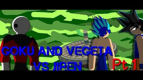 Goku and Vegeta vs jiren (Stick nodes animation) Alternate story