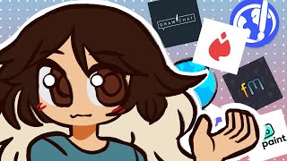 Ranking and Reviewing: Collaborative Drawing Sites