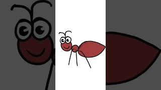 #easydrawing #doodle #shorts Draw a simple Ant
