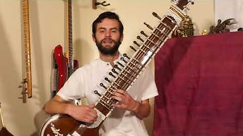08 Rag Yaman Lesson. Sitar Composition in Teental. Anatara Learn Teental Composition Yaman sitar