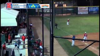 Clovis' RJ Hartmann hammers a two RBI double