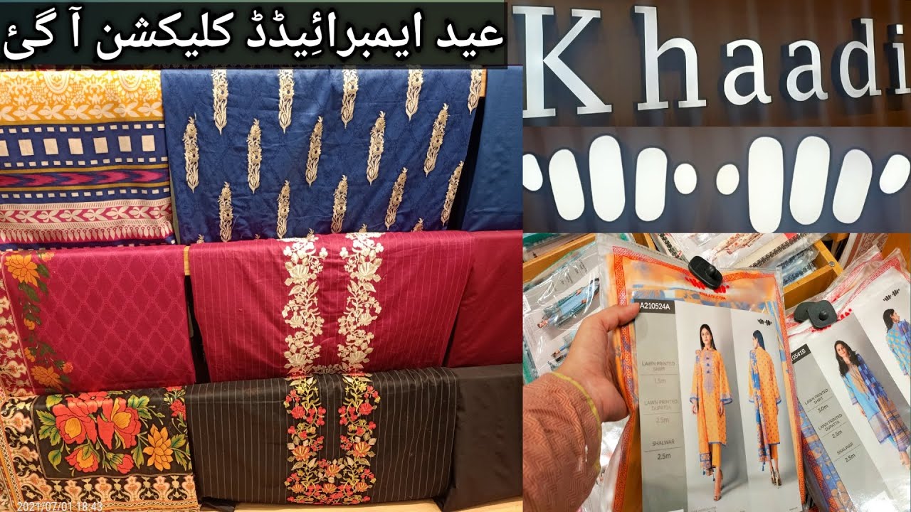 khaadi Eid Emboridered collection 2021