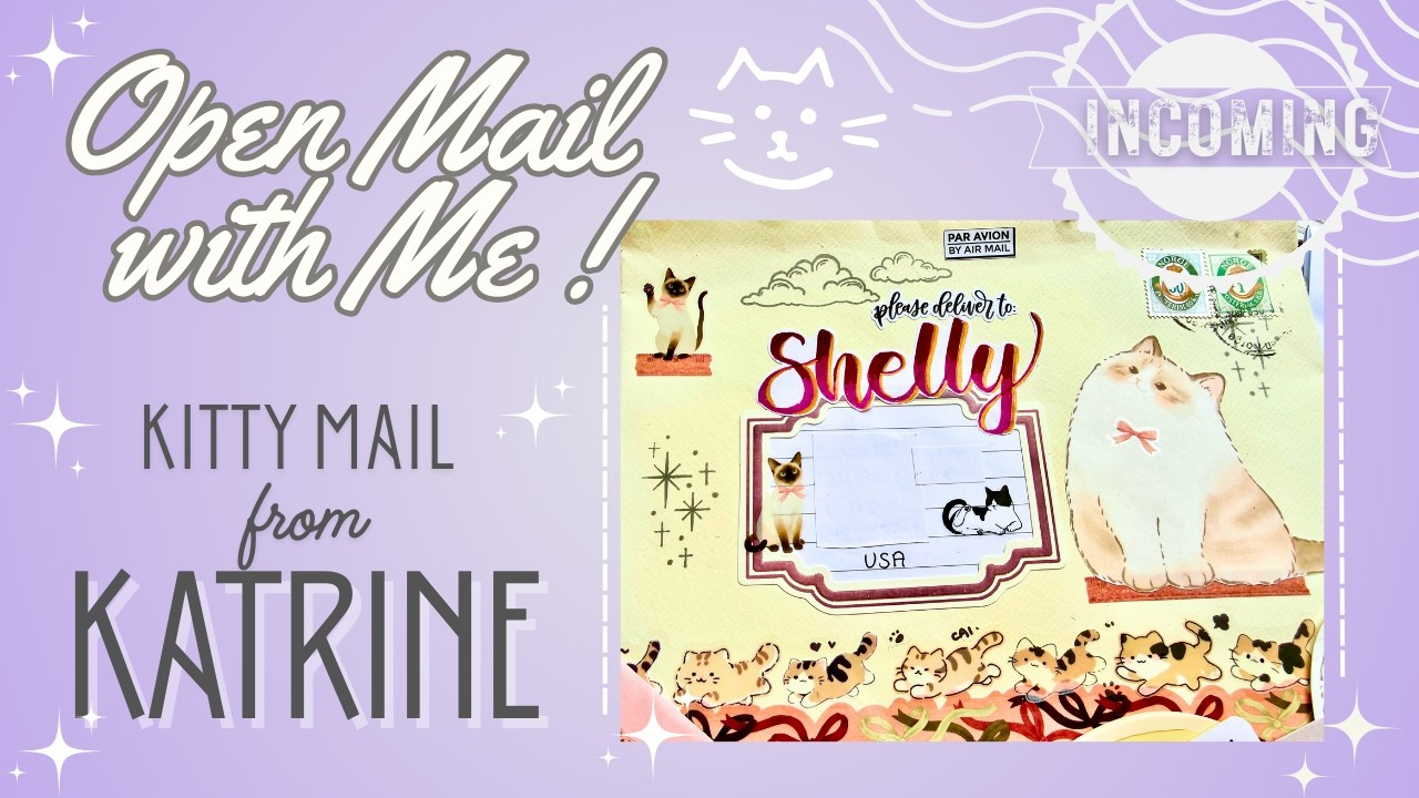 Incoming from Katrine 🐈‍⬛ Kitty Mail