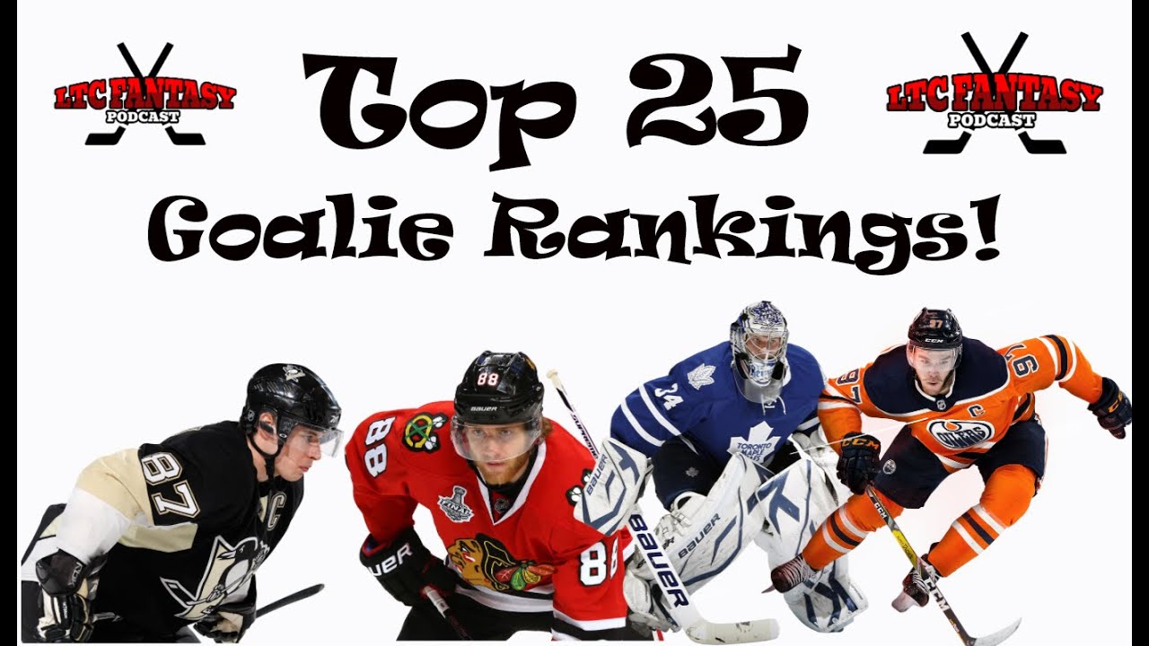 Fantasy Hockey 22 23 Top 25 Fantasy Goalie Rankings YouTube
