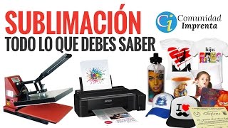 ✓ ¿Qué es una máquina de sublimación?