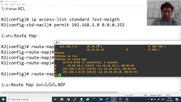 การ Config BGP Weight บน CISCO Router โดย Mr.Jodoi