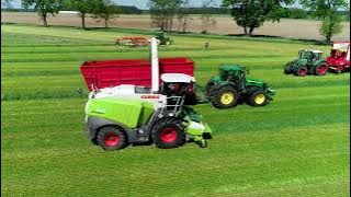 Zbiór traw w Gospodarstwie Rolnym SNELA