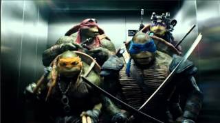 The turtles prepare for shredder battle. - from teenage mutant ninja
(2014)