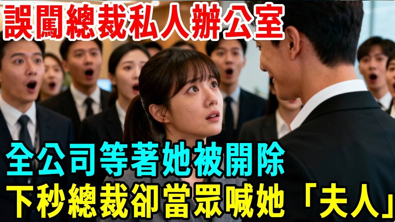 入職首日誤闖總裁私人辦公室，全公司等著她被開除，下秒總裁卻當眾喊她「夫人」#掉馬甲#甜寵 #閃婚#情感故事 #霸道總裁 #婚姻#都市愛情 #先婚後愛 #霸道總裁 #灰姑娘#爽文 #婚姻