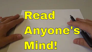 How do you read someone's mind trick?