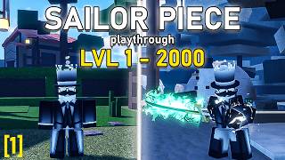 Sailor Piece 1 Level 1 - 2000 , Getting 2 Hakis And Dark Blade