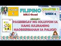Pagbibigay ng Solusyon sa mga Suliranin
