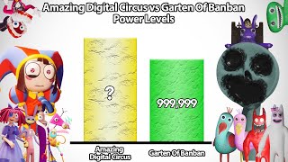The Amazing Digital Circus VS Garten Of Banban Power Level 🔥