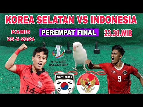 INDONESIA U-23 VS KOREA SELATAN U-23 || PEREMPAT FINAL AFC QATAR 2024 || PREDIKSI LOLOS ARJUNA