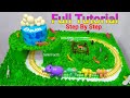 Jungle Theme Cake With Running Train | Running Train Cake For Kids | Jungle Book Running Train Cake