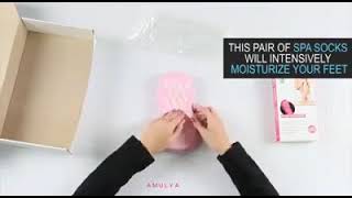 Spa gel socks for repairing & relaxing heel screenshot 3