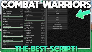 ROBLOX Combat Warriors Script/Hack GUI | KILL AURA, AUTO PARRY, SILENT AIM & MORE! *PASTEBIN 2023*