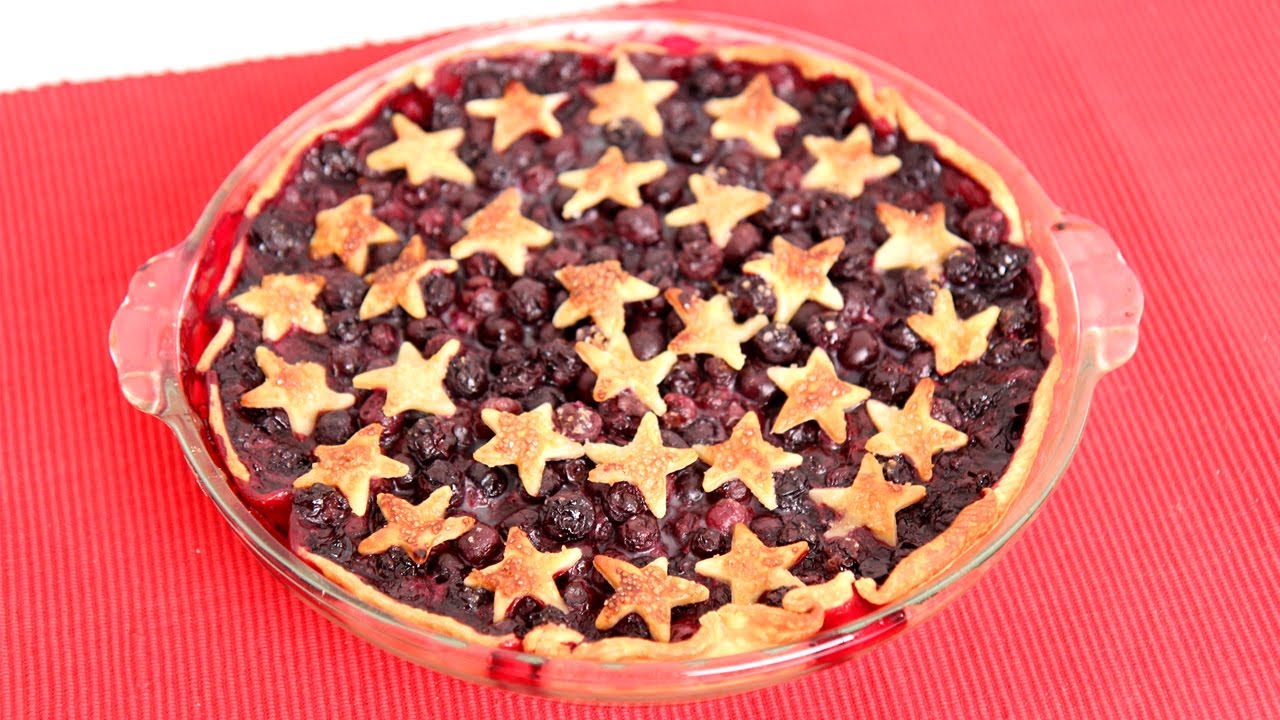 Homemade Blueberry Pie Recipe Laura Vitale Laura in the Kitchen