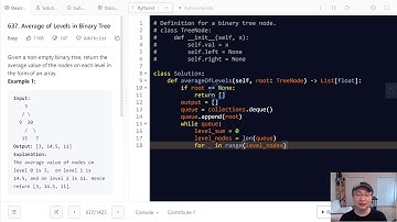 637. Average of Levels in Binary Tree - English Version