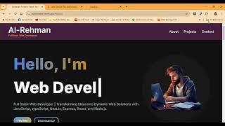 NextJs portfolio fully responsive web site