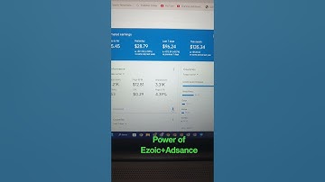 Ezoic And adsance Earnings