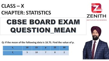 Q33.If the mean of the following data is 18.75. Find the value of p.