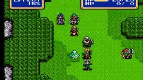 Shining Force 2 Movement Glitch, downward half-step