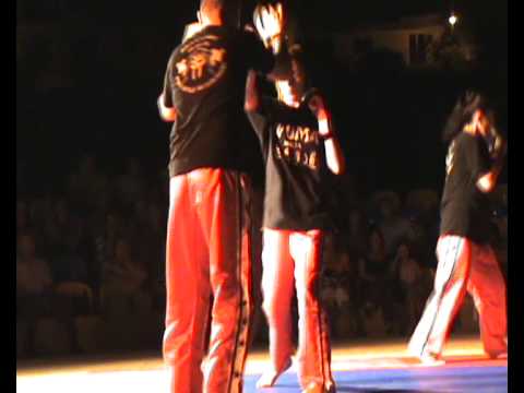 Wu Shu Ky Exhibition. Pad work, Pauline Borg & Ana...