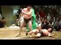 KO-Possibly the greatest knockout Sumo has ever seen! #sumo #hakuho #goat 