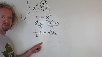 Integral of x^2*e^(x^3) with u-substitution Calculus I